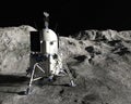 Moon Lunar Landing Module, Space Exploration Royalty Free Stock Photo