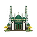 Mosque Islamic Vector With Trees