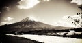 Mount Fuji Japan, through a Pinhole Camera