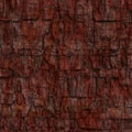 Illustration of a mountain sheer wall in red-brown color.