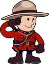 Illustration of mounty