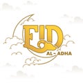 Illustration of Mubarak Eid al-Adha