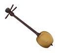 Shamisen, instrument of Japanese Royalty Free Stock Photo