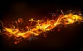 Fiery Music Royalty Free Stock Photo