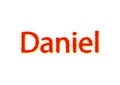 Illustration, name daniel isolated in a white background