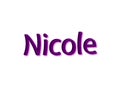 Illustration, name nicole isolated in a white background