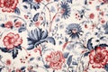 Floral Leaf Wallpaper Vintage Flower Background Seamless Nature Textile Print Pattern