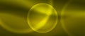 Vector Glowing Circles in Shining Golden Background Banner Royalty Free Stock Photo