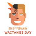 New Zealand Waitangi Day on the 6th of February.