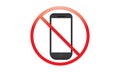 Off Mobile Sign Switch Off Phone Icon No Phone Allowed Mobile Warning Symbol