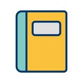 Illustration Notebook Icon For Personal And Commercial Use.