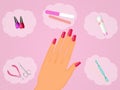 Objects for manicure