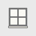 Illustration of a office window icon