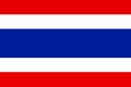 Illustration of the official Thai Flag