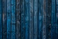illustration of old blue wood wall texture background. Generative AI Royalty Free Stock Photo