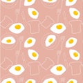 Illustration - omelette pattern.