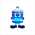 Art & Illustration of the drinking water container character