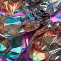 Panoramic texture background image of shiny metallic, abstract, textures