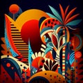 Illustration, pattern, colorful, wallpaper and background for your home and office