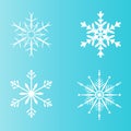 Illustration of a patterned snowy background - perfect for wallpaper