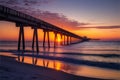 Pensacola beach sunrise, scenery background