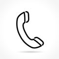 Phone thin line icon