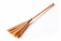 illustration of photograph of a broom on a white background, Generative ai Royalty Free Stock Photo