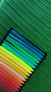 Illustration Photography of Colored pencils. Royalty Free Stock Photo