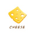 illustration of a piece of cheese