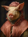 Portrait of a Lady Pig