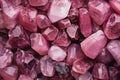 illustration of pink crystal stones texture background. Generative AI