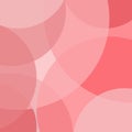 Illustration of pink overlapping circles