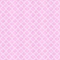 Illustration pink quatrefoil lines material pattern background that is seamless
