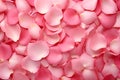 illustration of pink rose petals background. Generative AI Royalty Free Stock Photo