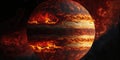 Jupiter Planet, a Failed Star Royalty Free Stock Photo