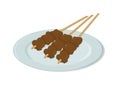 Sate as an Indonesian food