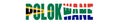 Illustration of Polokwane logo with South African flag overlaid on text Royalty Free Stock Photo