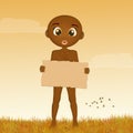 Poor African child Royalty Free Stock Photo