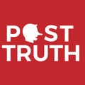 Illustration for Post Truth Concept. Fact and Fake Royalty Free Stock Photo