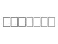 Illustration of a postal code frame
