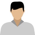 Illustration profile icon, avatar inhabitant, male