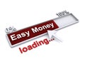 Easy money loading Royalty Free Stock Photo