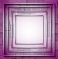 Illustration of purple empty, single, colorful, web, internet, square frame.