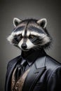 Portrait of a Gentleman Raccoon