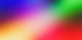 Illustration in rainbow colors. Blue green yellow orange red pink unique blurred grainy background for website banner Royalty Free Stock Photo