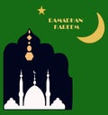 Ramadan kareem islamic background design