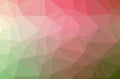 Illustration of red abstract polygon beautiful multicolor background.