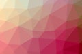 Illustration of red abstract polygon beautiful multicolor background.