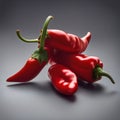 A Pile of Red Chili Peppers