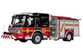 Illustration of Red Fire Truck in Vector file 2